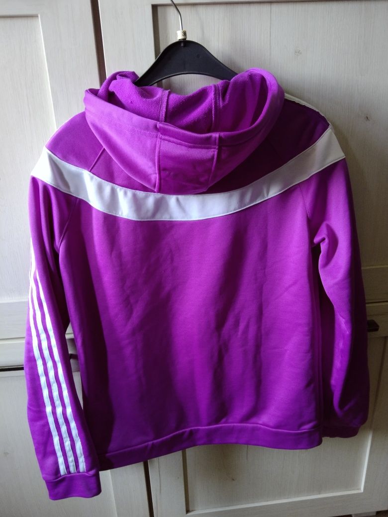 Fioletowa bluza damska Adidas rozmiar M