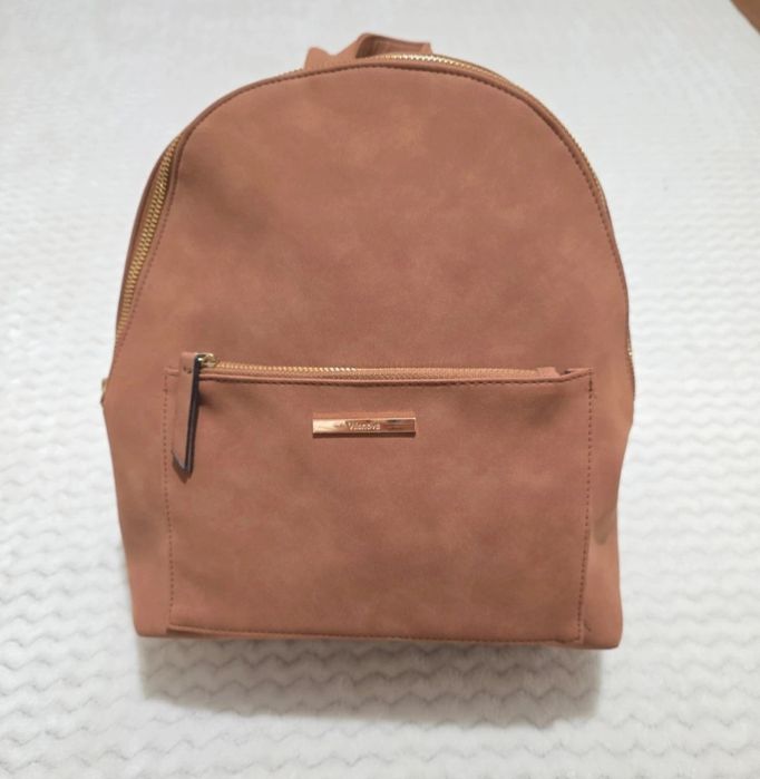 Mochila camurça castanha vilanova