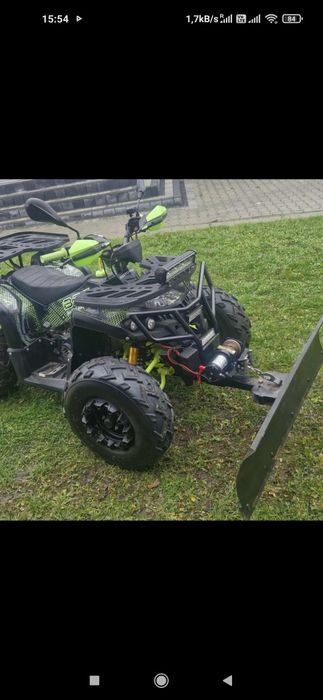 Quad BARACUDA 250 BRT.bardzo zadbany . wyciągarka i pług do śniegu