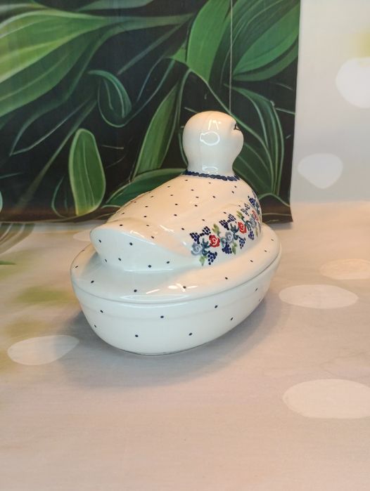 Pojemnik ceramiczny kaczka ceramika Bolesławiec