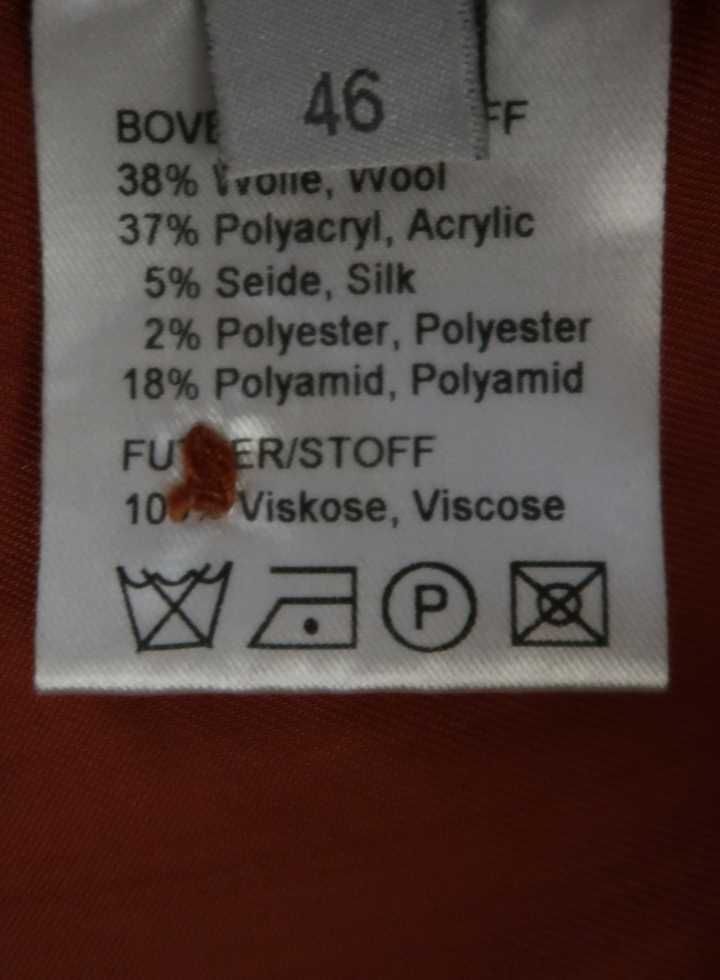 Franco Callegari żakiet damski z wełną i jedwabiem Rozmiar 3XL 4XL
