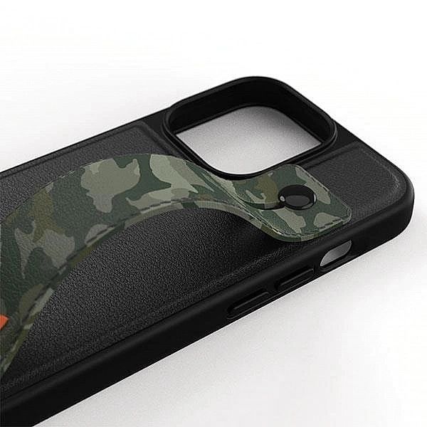 Etui Adidas Or Hand Strap Case na iPhone 13 Pro / iPhone 13 - czarno-z