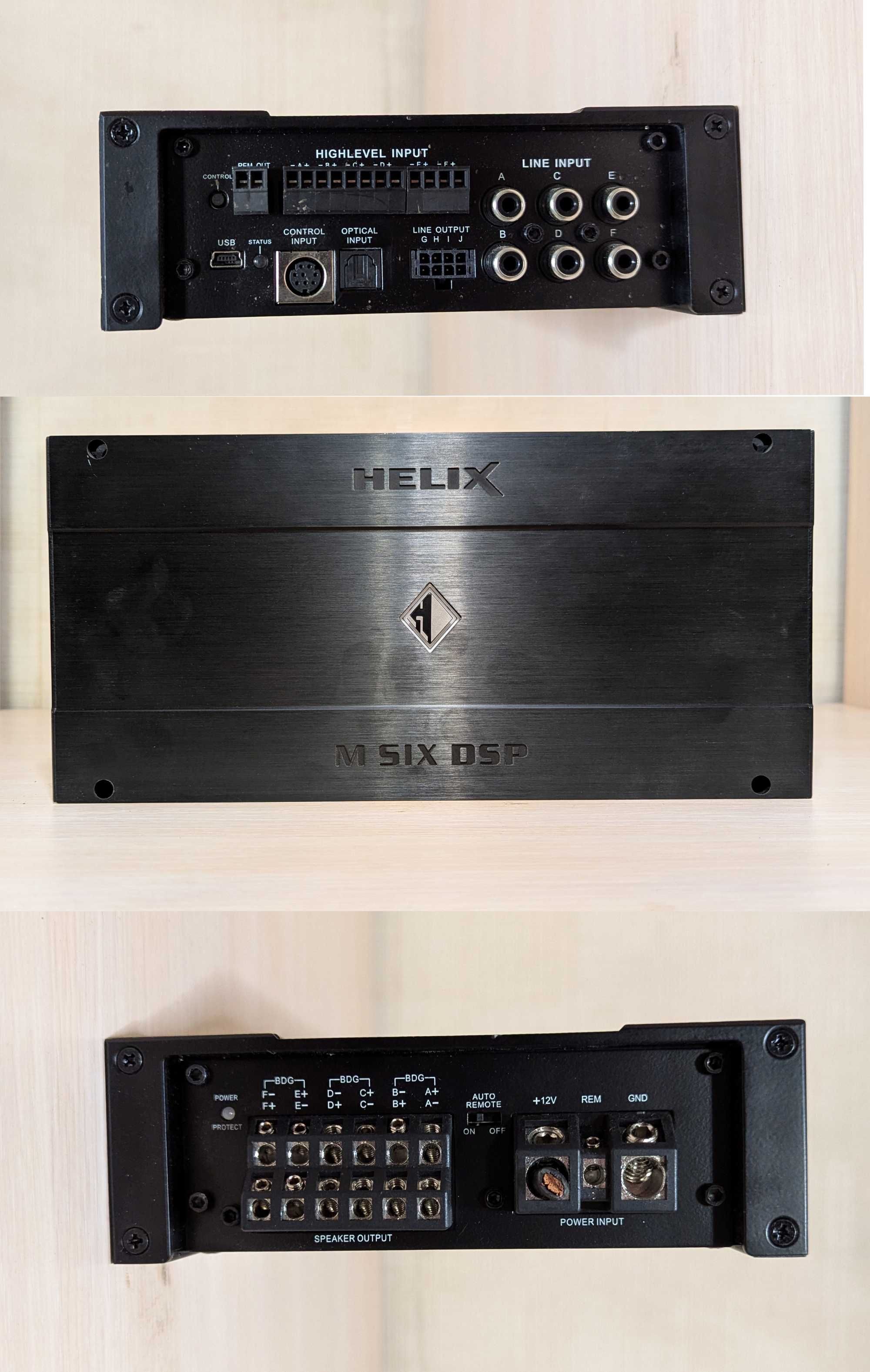 Комплект 6-канальний підсилювач Helix M SIX DSP + Пульт Helix Director