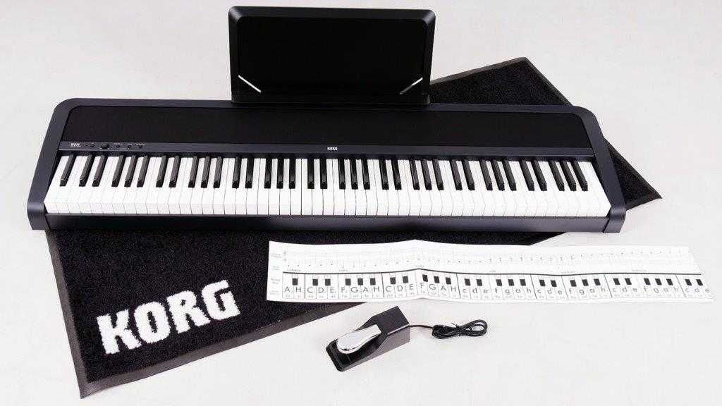 KORG B2N pianino elektroniczne + statyw + pokrowiec + gratisy