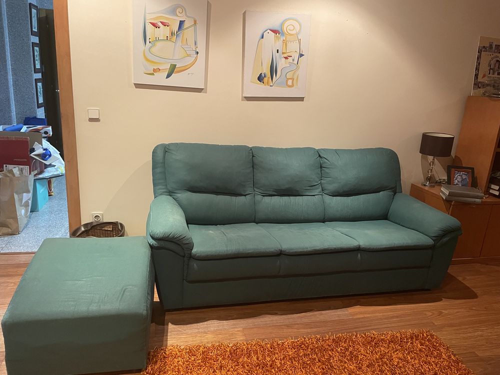 Sofa de sala + pufe