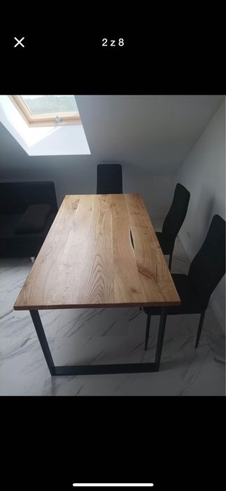 Stół dębowy LOFT