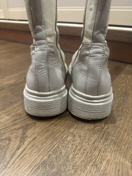 Осінні чоботи челсі шкіряні