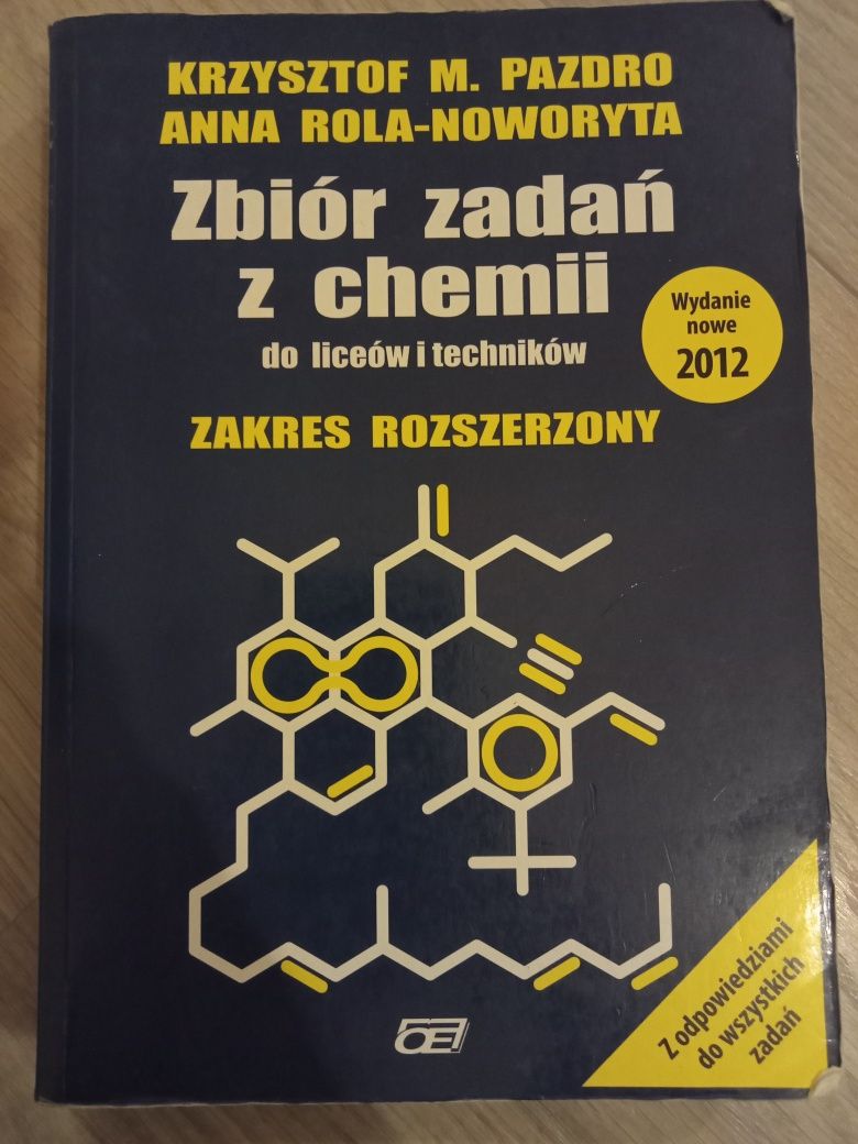 Zbiór zadań chemia Pazdro nowe wydanie 2012