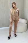 Welurowe komplety: bluza z kapturem+spodnie
