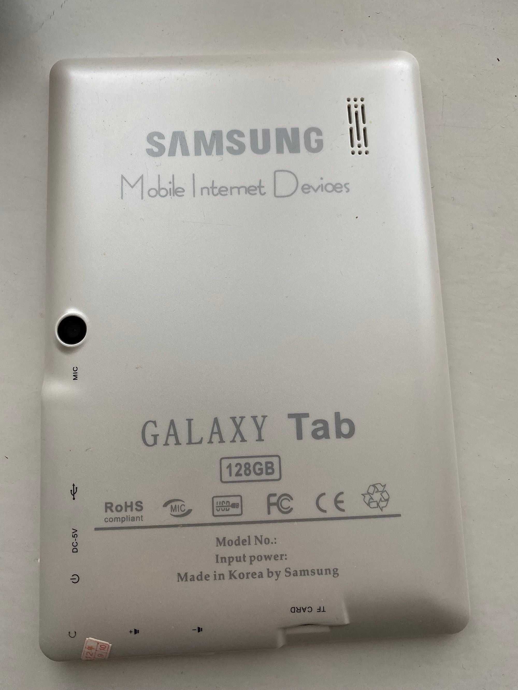 Планшет Samsung Galaxy Tab із чохлом-підставкою на запчастини.