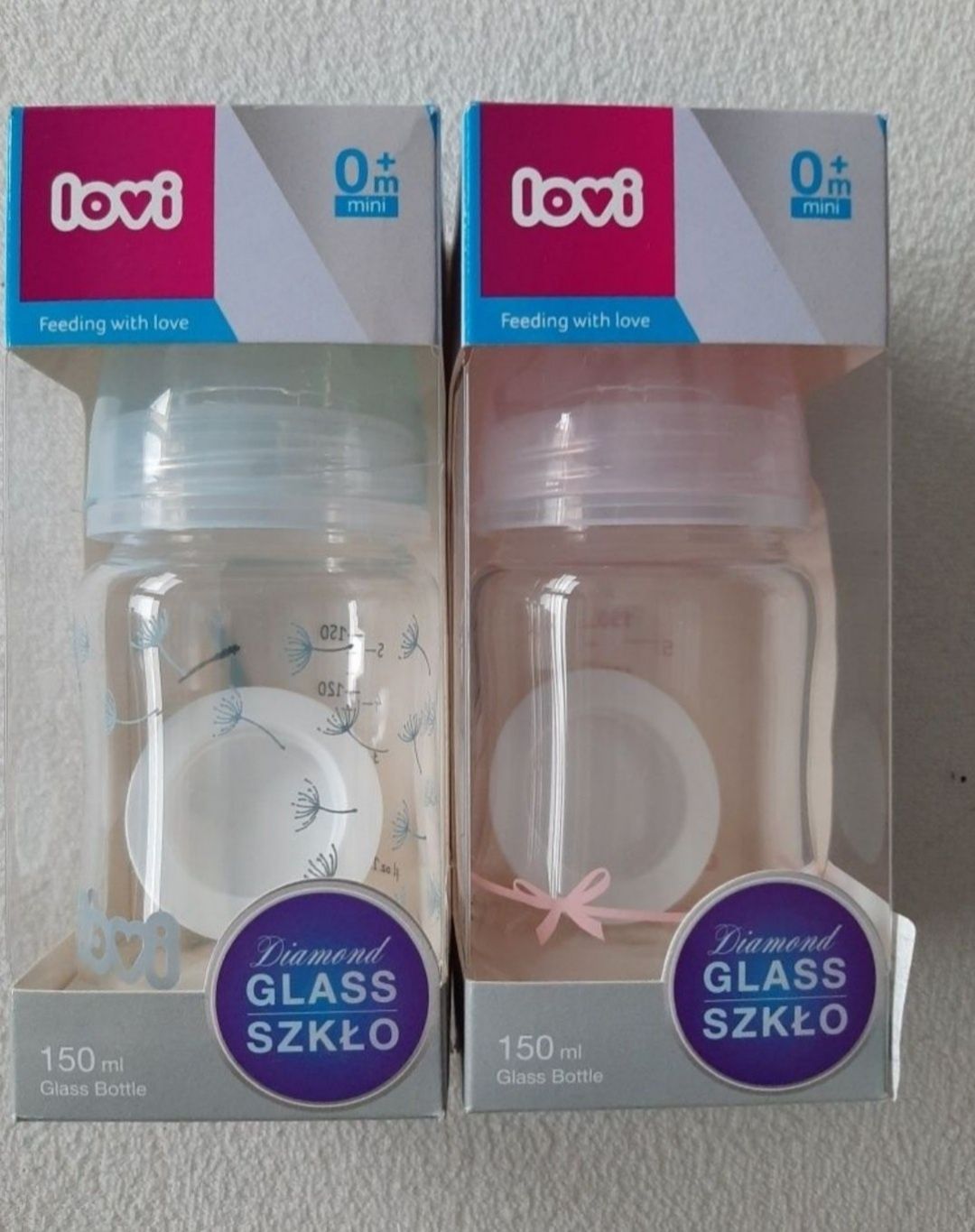 Lovi butelka szklana 150ml 2szt