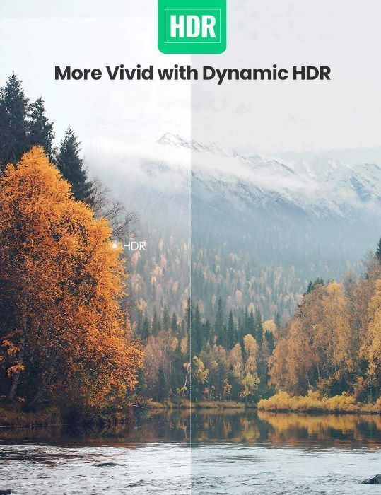 Кабель Ugreen HDMI 2.1 8K-60Hz 4K-120Hz 3D HDR 1/1.5/2/3/5 м Гарантия!