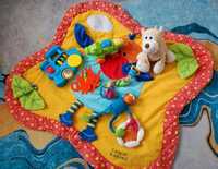 Zabawki dla niemowlaka mata ciuchcia krokodyl Fisher Price