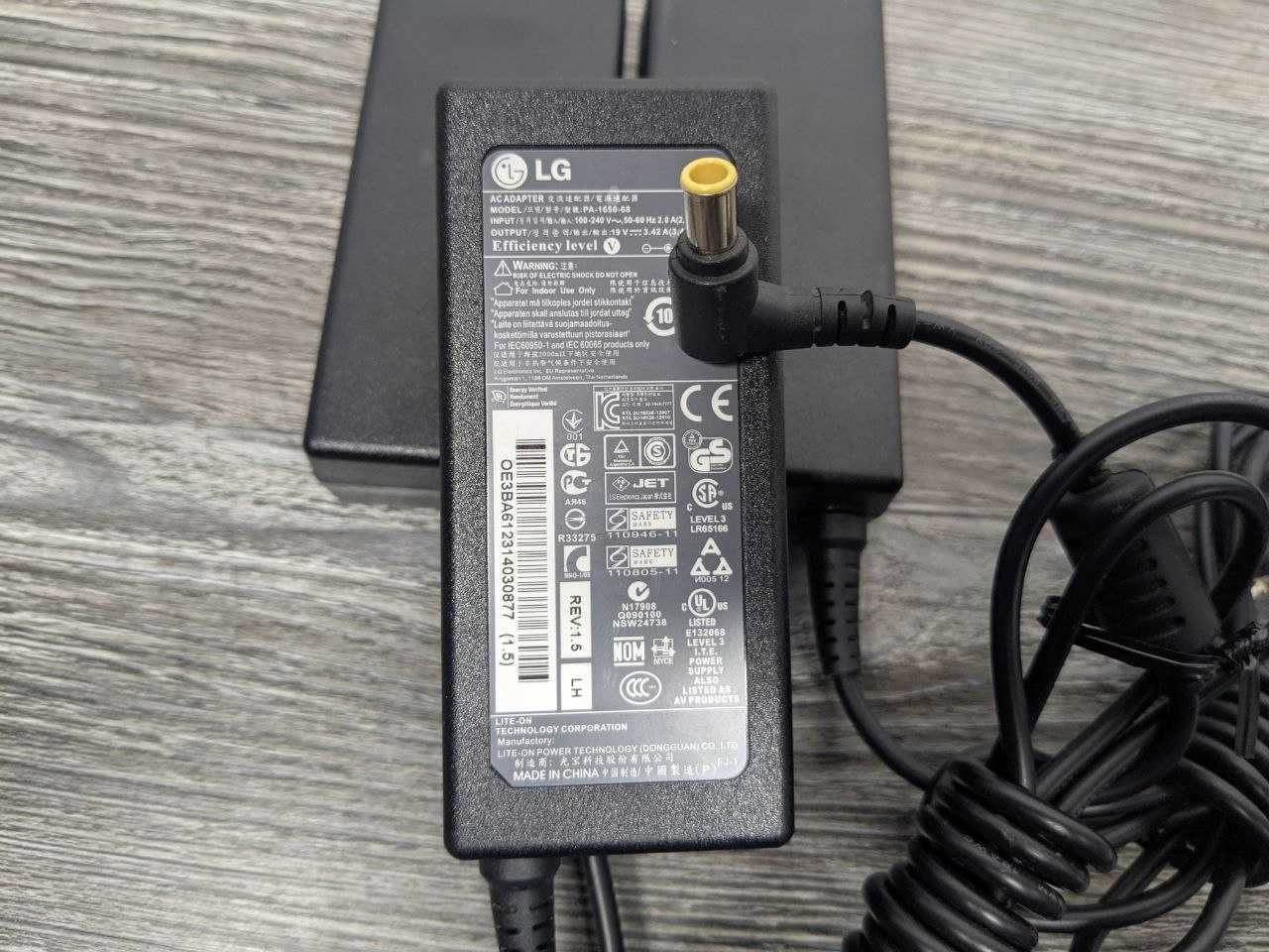 Блок живлення 65W для монітора LG та телевізора LG PA-1650-68 19V LG