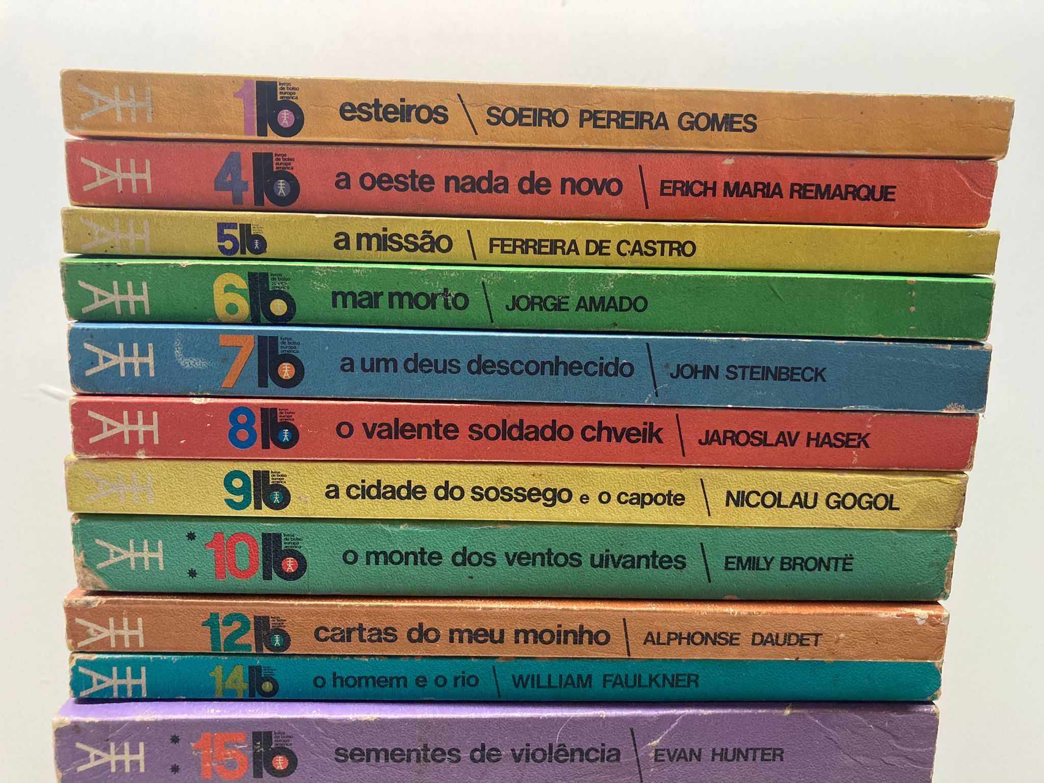 24 Livros de Bolso  da Coleção Europa-América