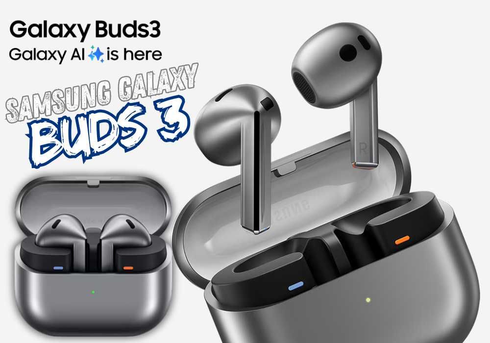 Galaxy Buds 3 , zaplombowane , SREBRNE , nie używane