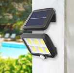 Lampa solarna LED ścienna z panelem 120COB Akumulator 1200 mAh Nowa GW