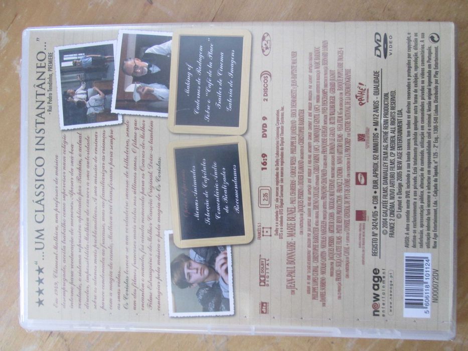 DVD Os Coristas, de Christophe Barratier - ed. colecionador - 2 discos