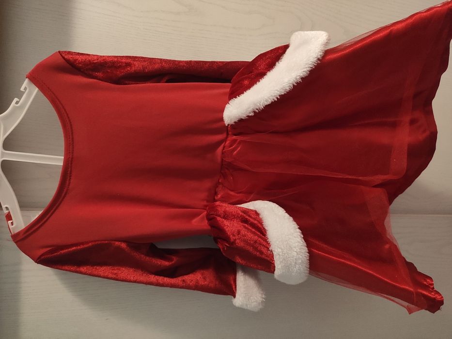 Sukienka Mikołajki plus opaska