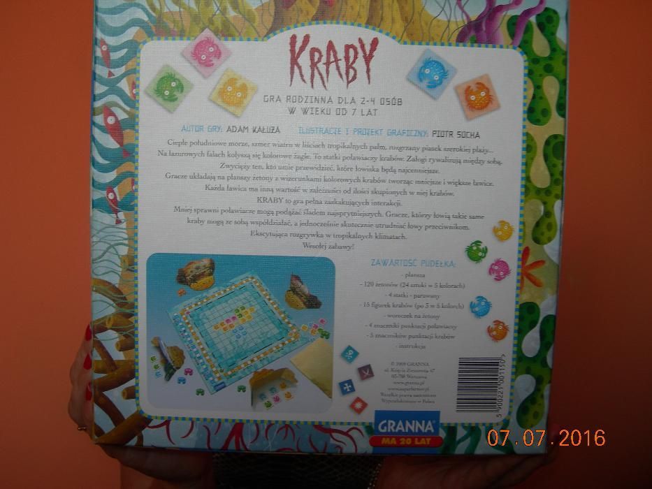 Gra rodzinna KRABY