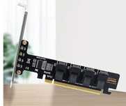Karta rozszerzeń  do 4 portów U.2 NVME Split SFF-86