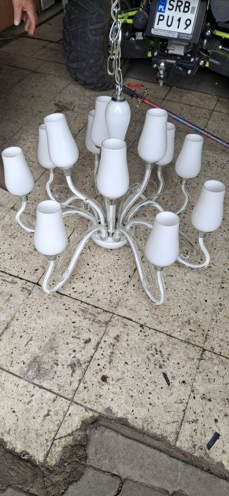 Lampa wiszaca szklana