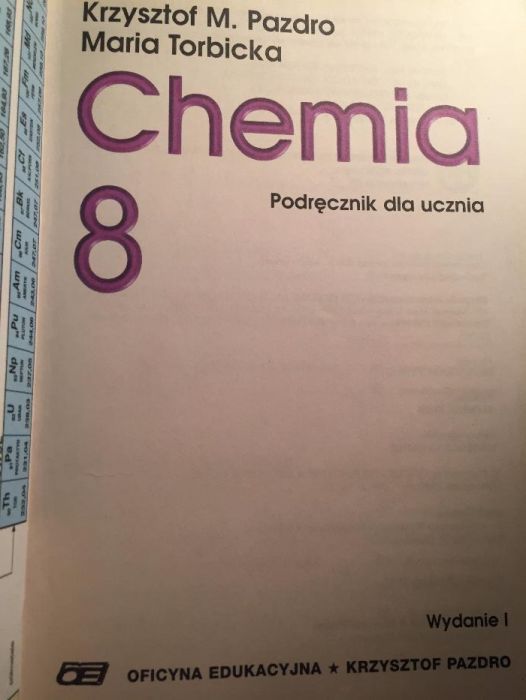 Chemia Podręcznik dla ucznia - K. Pazdro, M. Torbicka