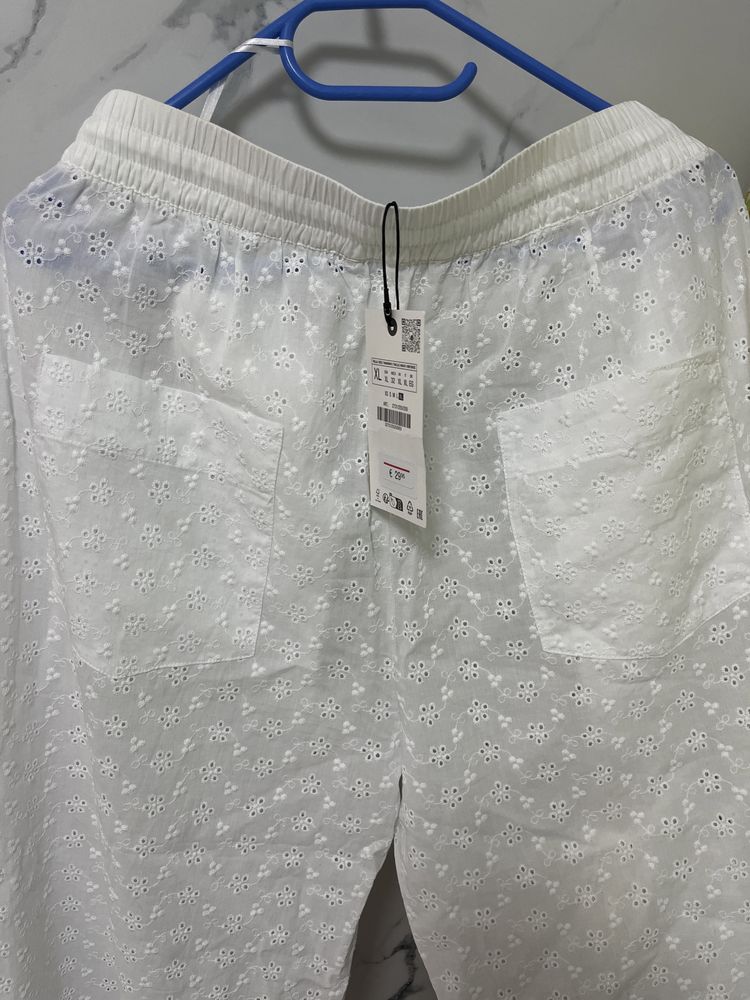 Штаны  летние  ZARA  размер  хл
