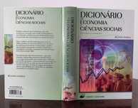 Dicionário de economia e ciências sociais - Porto Editora - Capa dura