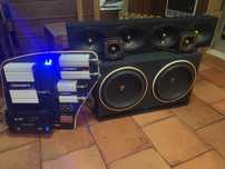 Sistema de audio automotivo importado