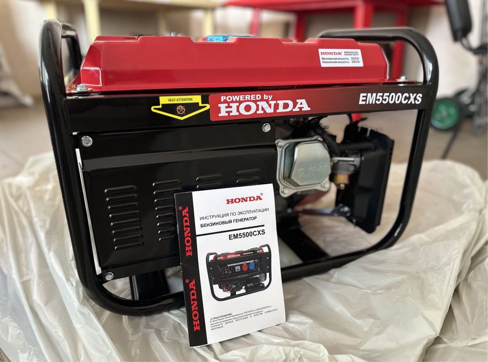 5.5 кВт ГАЗ БЕНЗИН Honda EM 5500 генератор бензиновый + на газе (газу)