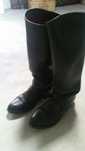 Botas de montar a cavalo de cabedal