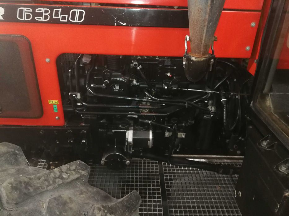 zetor 6340 stan super uszkodzona obudowa skrzyni biegów