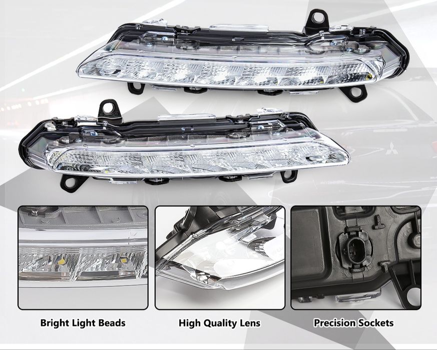 Światła lampy do jazdy dziennej przeciwmgielne LED DRL Mercedes W221 l