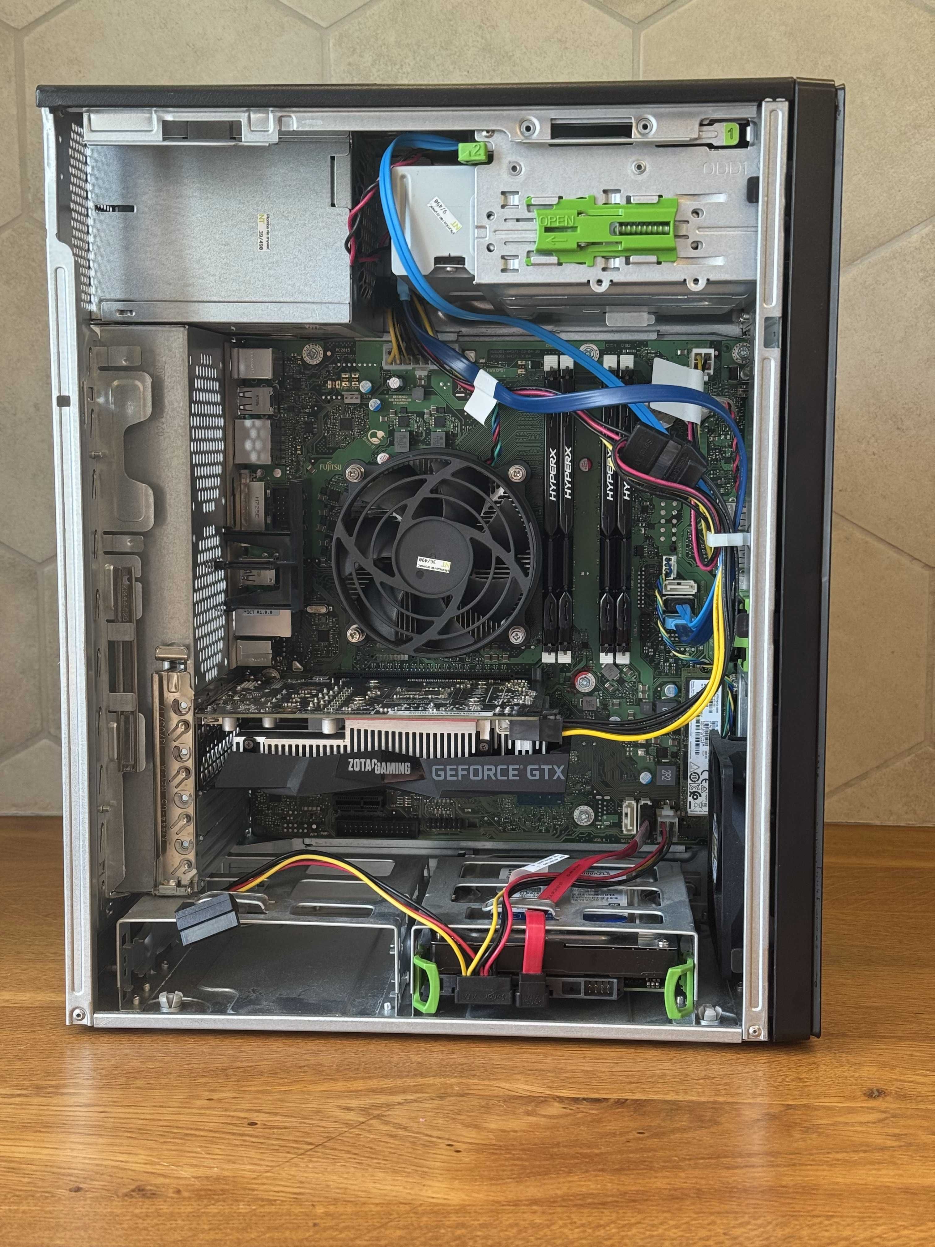 Komputer do gier z GTX1650-Super 16GB i5-7600 NVMe+HDD TPM2.0 Gameplay