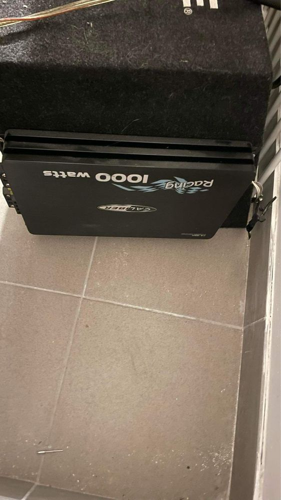 Subwoofer alpine + wzmacniacz