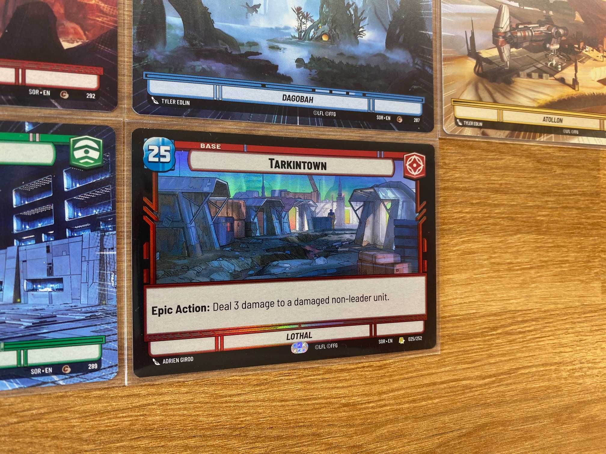 Star Wars Unlimited karty baz Hyperspace 4x i Regular Foil 1x