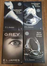 E L James GREY (50 twarzy) zestaw