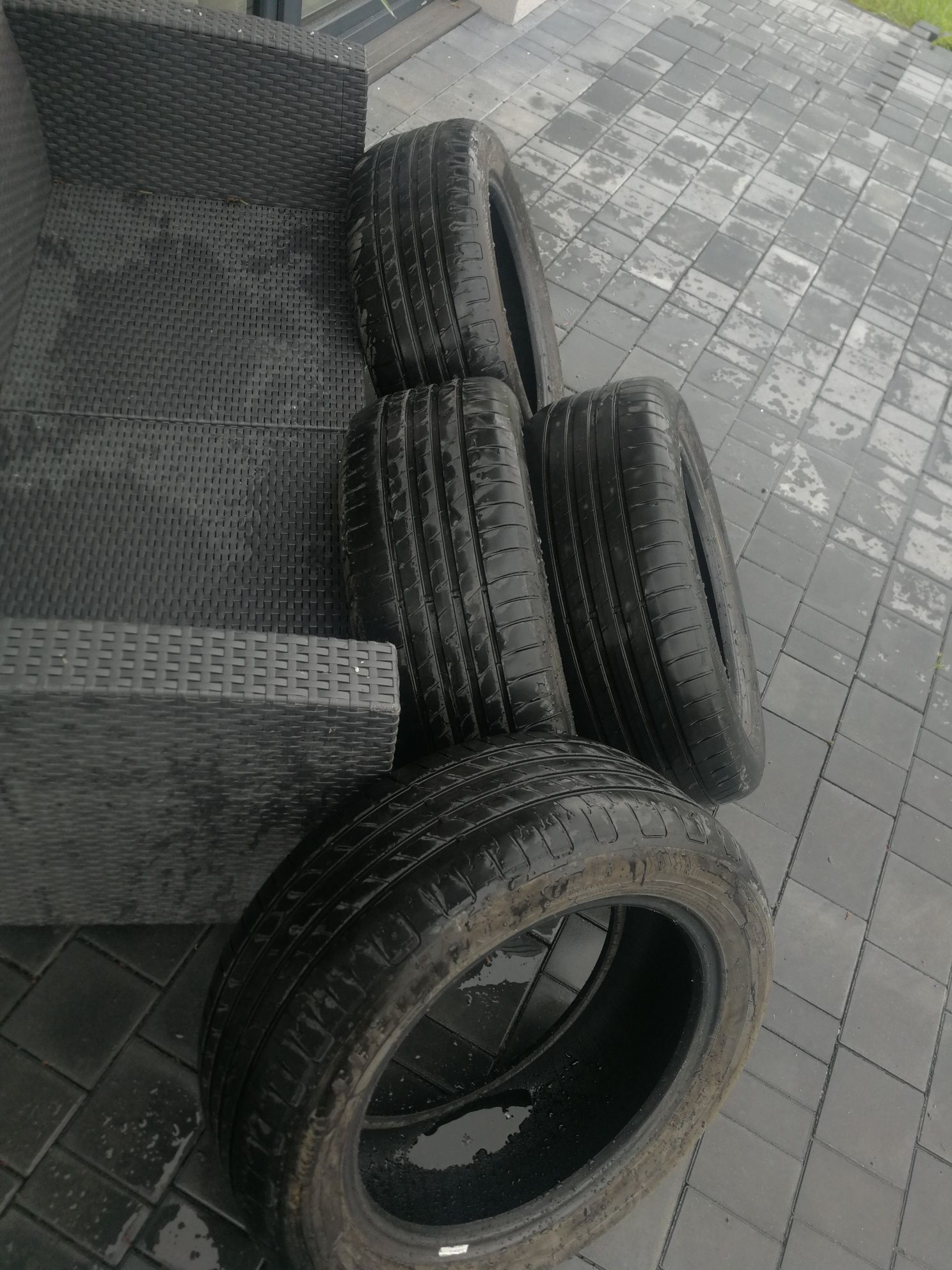 Opony letnie Goodyear Efficientgrip, 205/55/16, dot 17rok,stan dobry