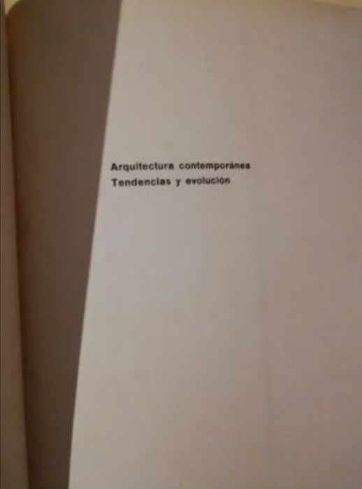 Arquitectura contemporánea y tendências