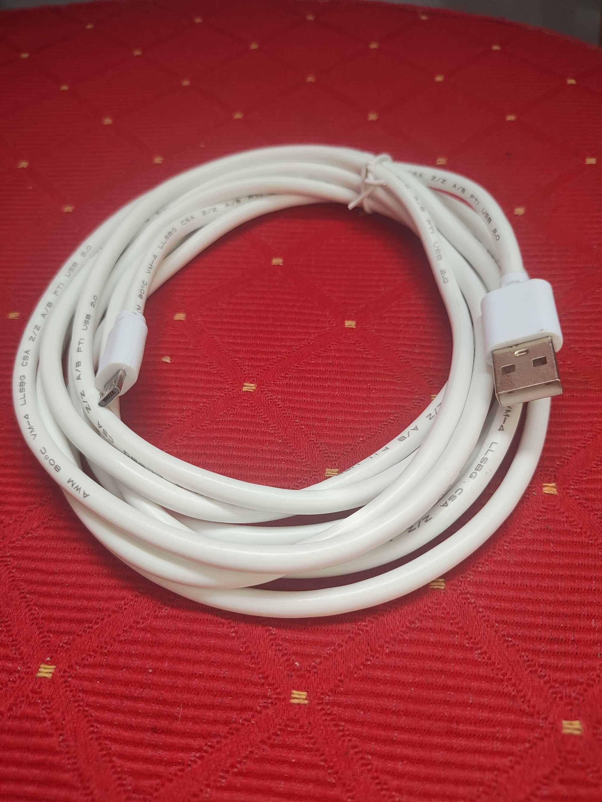 Kabel Micro USB mikro przewód do Telefonu MP3 MP4 pada Playstation 4