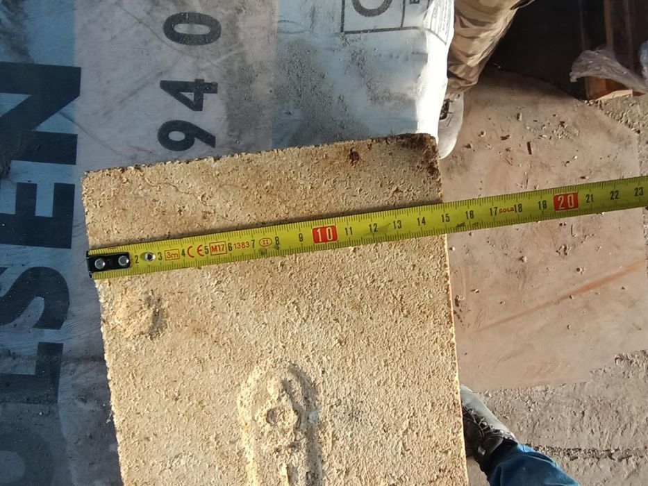 Cegła szamotkowa 45x13x7,5 / 30x15x6/7 cm