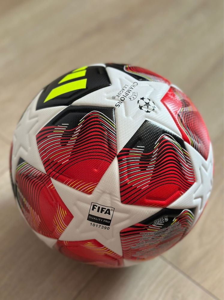 Мяч футбольний Adidas Finale Fired Up 2025 OMB