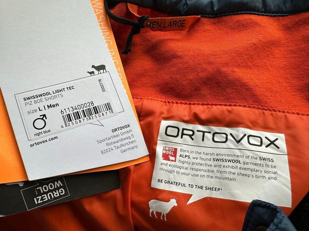 Чоловічі Ortovox Swisswool Light Tec Shorts millet arcteryx