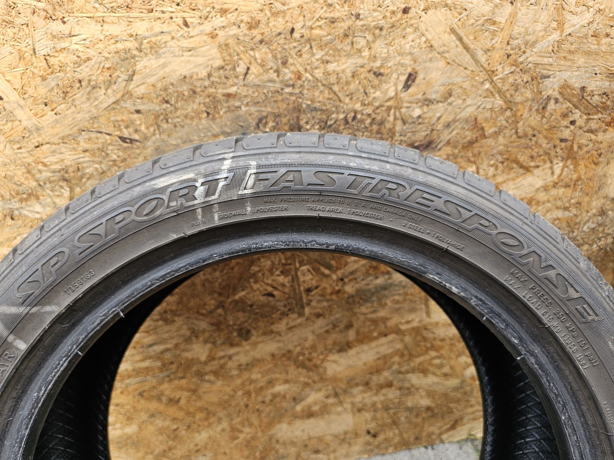 BDB Stan!!  6,4mm. 225/45 r17 Dunlop SP Sport Fastresponse