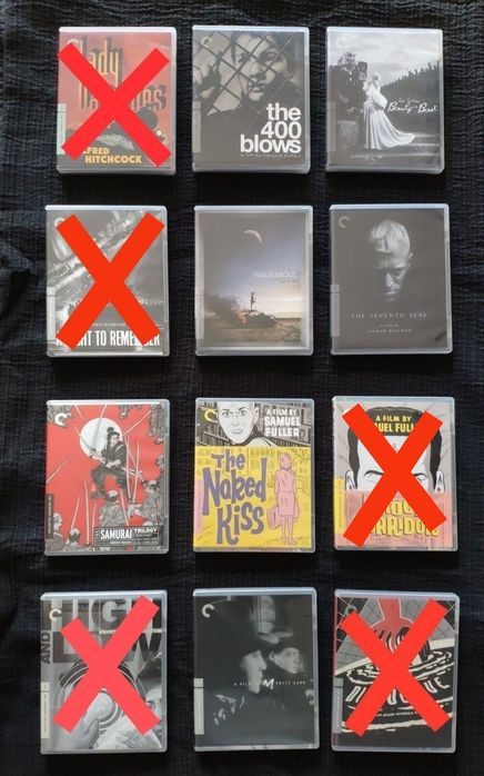 Criterion Collection - 47 filmes - Blu-rays (1/3)
