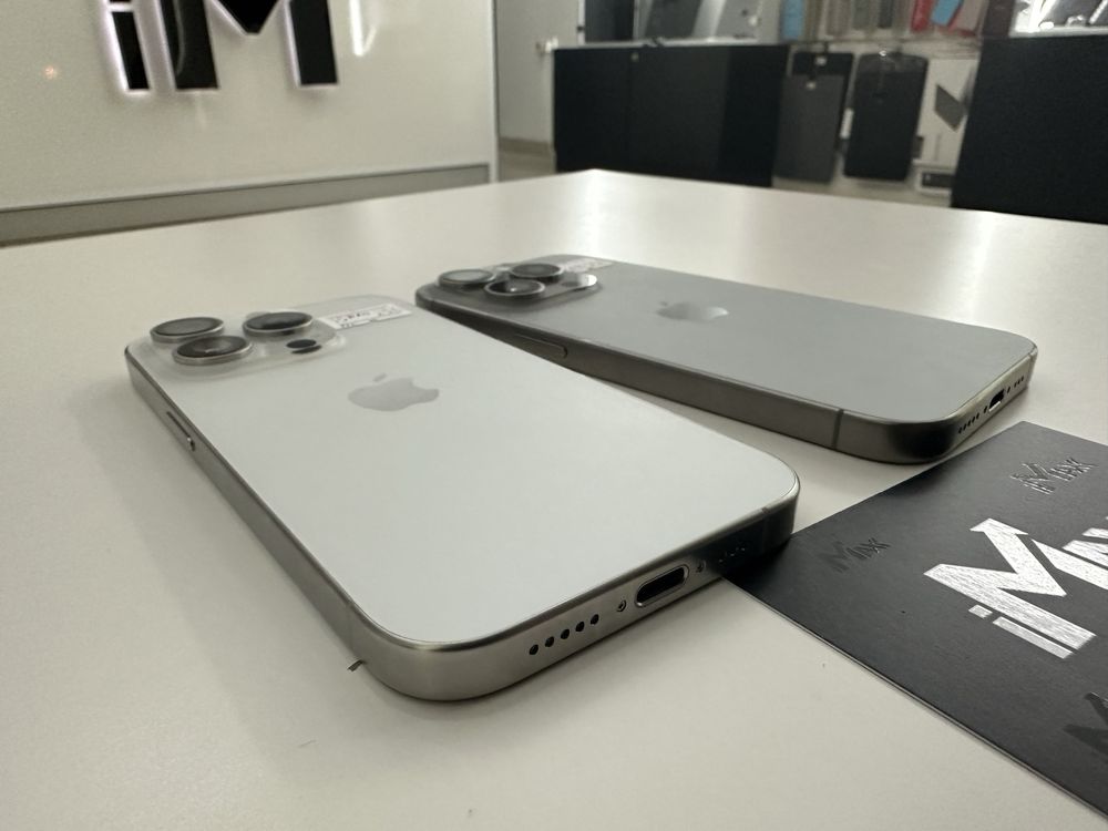 iPhone 15 Pro 256Gb Natural, White Titanium Європа Фізична Сім 1050€