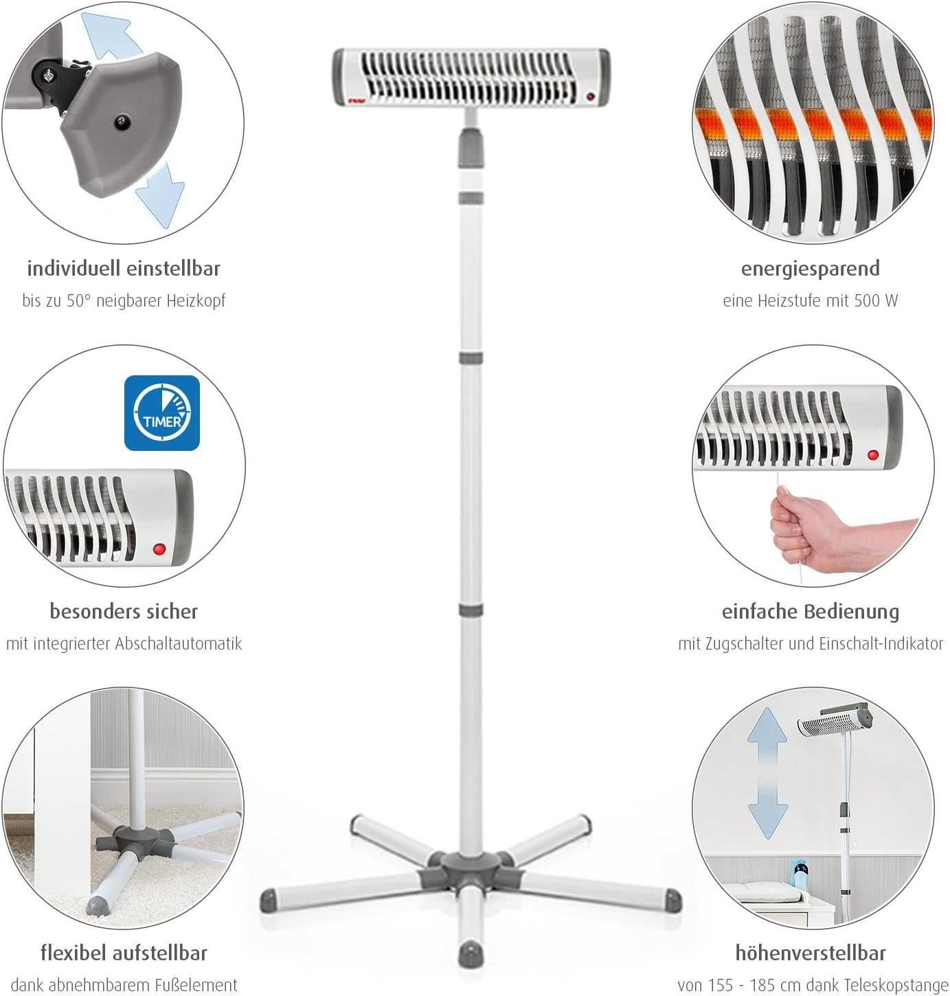 Reer 19050 Promiennik do Przewijania Easyheat Flex