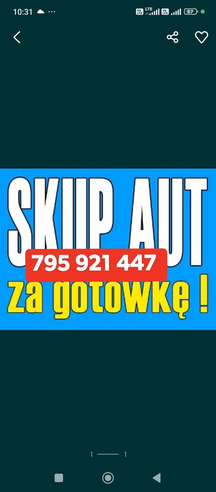 Skup aut Skup samochodów osobowych i dostawczych Złomowanie