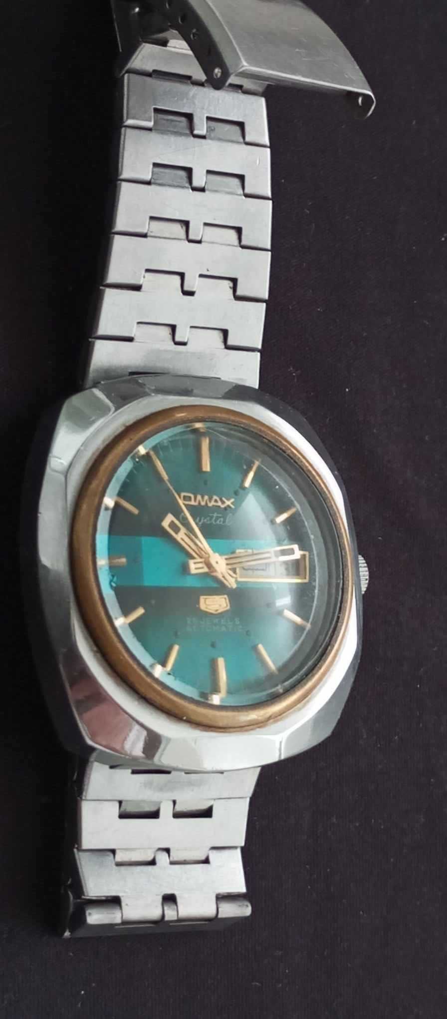 Relógio vintage Omax automático